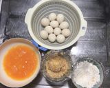 フライパンで簡単☆味付きうずらの卵フライ作り方2写真