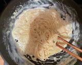 チーズたっぷりたらこクリームパスタ作り方6写真