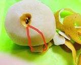 *我が家流・梨の切り方*作り方3写真