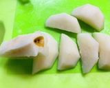 *我が家流・梨の切り方*作り方6写真
