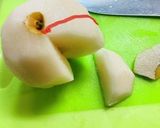 *我が家流・梨の切り方*作り方4写真