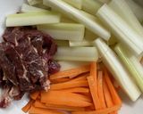 芹菜炒牛肉　簡単合わせダレ作り方2写真