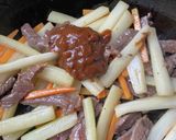 芹菜炒牛肉　簡単合わせダレ作り方5写真