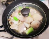 鶏ネギときのこ煮込み七味のせ作り方4写真
