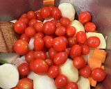 すっぱいミニトマト消費のカレーライス作り方1写真