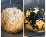 レンチン調理☆えのきとワカメの甘辛和え作り方3写真