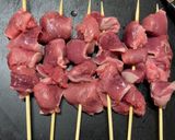 キャンプ飯　焼き鳥　砂肝作り方3写真