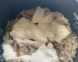 お豆腐と蜂蜜生姜の甘い炊き込みご飯作り方3写真
