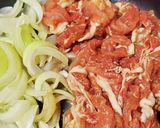 安売り豚肉w匂わないw玉ねぎ+生姜焼き☺作り方3写真