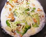 鮭のバター醤油からのクリームスパゲッティ作り方9写真