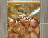 油不使用♪胸肉の焼肉のタレ炒め作り方1写真