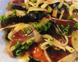パック活用●やまかけカツオのたたき丼作り方4写真