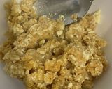 ウインナーと豆腐のオートミール丼作り方2写真