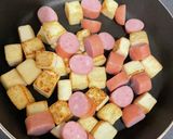 ウインナーと豆腐のオートミール丼作り方5写真