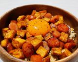 ウインナーと豆腐のオートミール丼作り方7写真