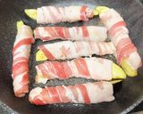 茄子とえのきの豚バラ巻作り方6写真