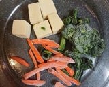 レンジで簡単♡高野豆腐と卵の含め煮作り方1写真
