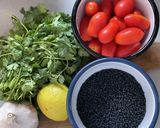 黒レンズ豆簡単サラダ作り方1写真