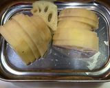 スキレットでコッテリ♪蓮根キムチーズ作り方1写真