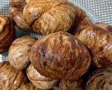 冷凍した栗の渋皮煮作り方5写真