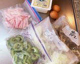 冷凍食材で旨辛☆ゴーヤチャンプル作り方1写真