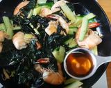 【中華】赤紫蘇とエビの中華炒め作り方8写真