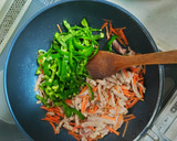 キノコと野菜の回鍋肉風炒め作り方6写真