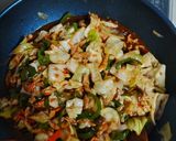 キノコと野菜の回鍋肉風炒め作り方9写真