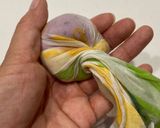 紅芋とさつまいもの豆乳チーズ茶巾絞り作り方7写真
