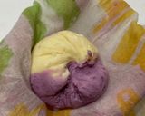 紅芋とさつまいもの豆乳チーズ茶巾絞り作り方8写真