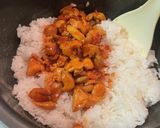 韓国風グルメ　ヤンニョムタッカルビキンパ作り方3写真