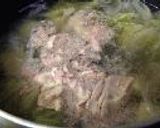 鱈の肝（白子でもOK）とタラコの白味噌汁作り方4写真