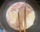 たっぷりチーズのカルボナーラ作り方5写真