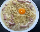 たっぷりチーズのカルボナーラ作り方8写真