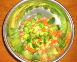 豪勢にゴロゴロ野菜入り✨贅沢ミートローフ作り方3写真
