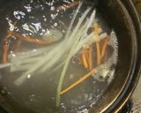 セロリとさつま芋春雨 かぼす風味作り方3写真