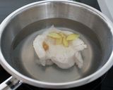 れんこんと茹で鶏のしそ味噌マヨサラダ。作り方3写真