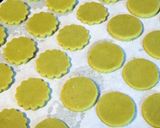 米粉と粉豆腐生地の緑茶クッキー作り方12写真
