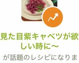 キャベツの芯に近い所で見た目紫色キャベツ作り方9写真