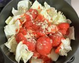 ソーセージと野菜のトマト煮込み作り方1写真