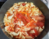 ソーセージと野菜のトマト煮込み作り方3写真