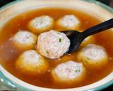 ふわシャキ爆弾鶏団子バター雑炊を楽しむ鍋作り方6写真