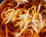 豚しゃぶ＋きつねのうどん作り方5写真