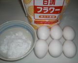 りんご△ケーキ作り方1写真