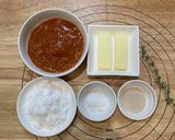 絶品バーガー風ミートソースとチーズのパン作り方1写真