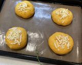 絶品バーガー風ミートソースとチーズのパン作り方6写真