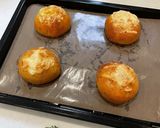 絶品バーガー風ミートソースとチーズのパン作り方7写真