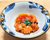 鶏もも肉と大きなナメコのトマト煮作り方8写真