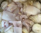 小いかと里芋の炊き込みご飯作り方4写真