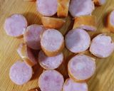 ミックスベジタブルとウィンナーの焼き飯作り方1写真